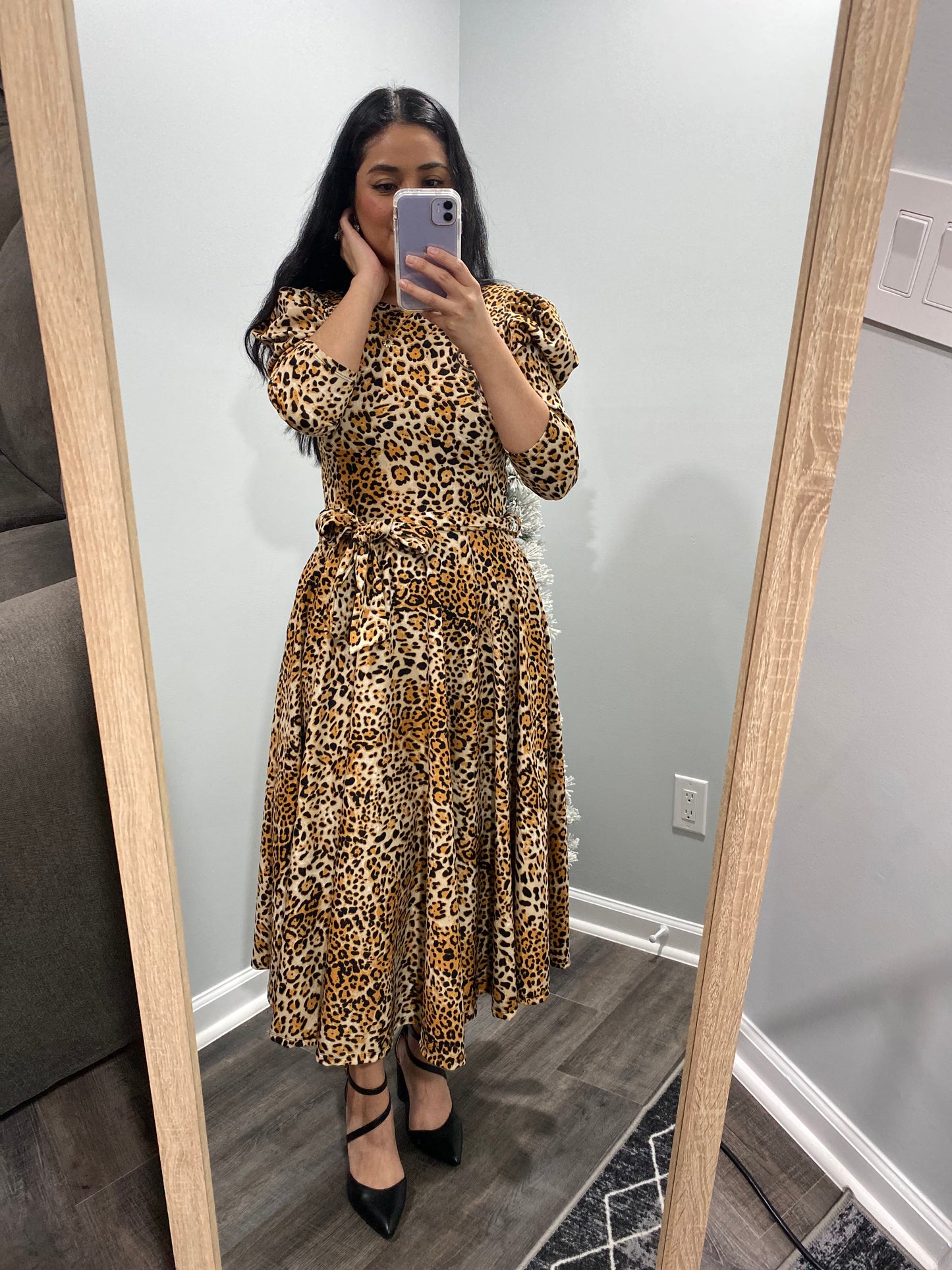 The Valentina Dress - In Leopard