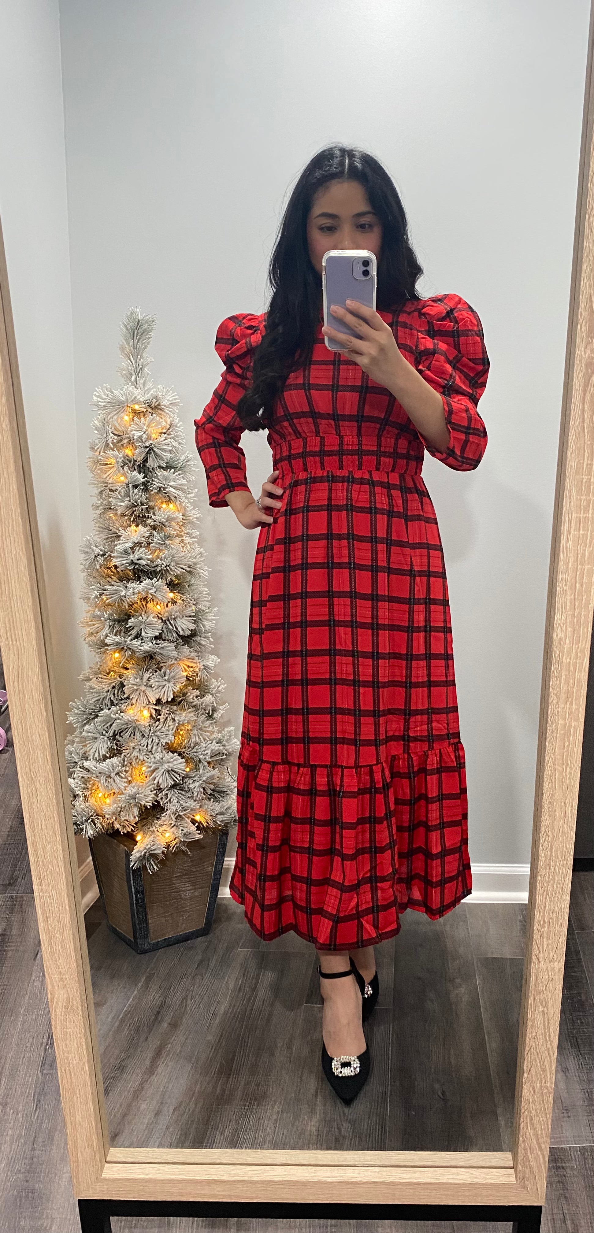 The Mistletoe Dress Miss Maddy Modest Boutique The Mistletoe Dress Miss Maddy Modest Boutique